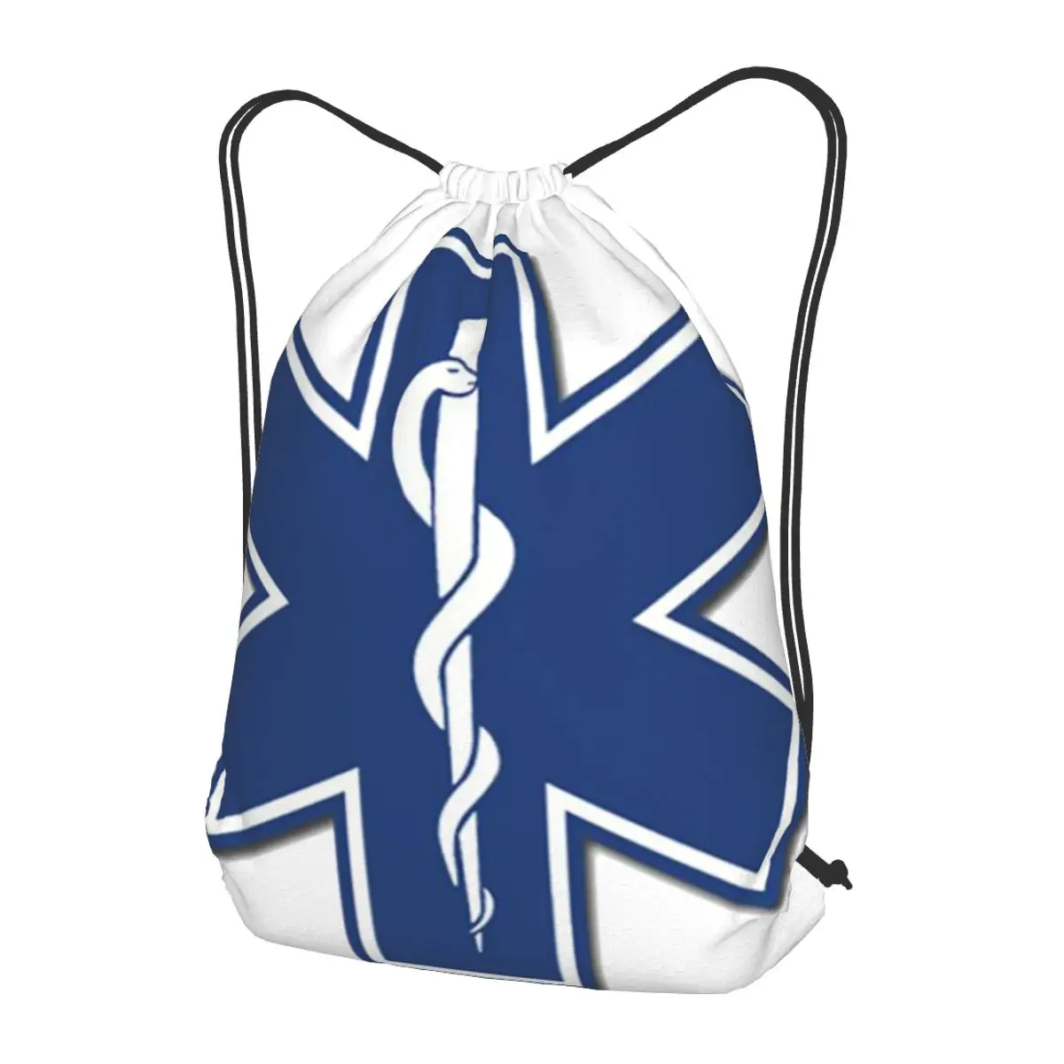 EMT Star Of Life Emergency Medical Backpacks Multi-function Drawstring Bags Sundries Bag Book Bags for Man Woman School
EMT Star Of Life Emergency Medical Backpacks Multi-function Drawstring Bags Sundries Bag Book Bags for Man Woman School