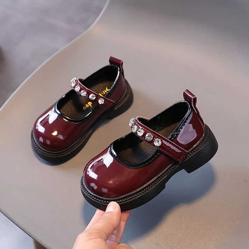 British Style Children Girls Leather Shoes Fashion School Causal Princess Shoes Thick Bottom Kids Uniform Formal Shoes Wine Red
British Style Children Girls Leather Shoes Fashion School Causal Princess Shoes Thick Bottom Kids Uniform Formal Shoes Wine Red