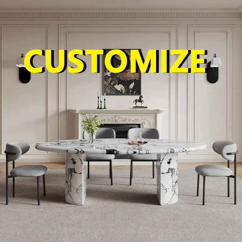 Any Size Custom French Cream Style Oval Marble Dining Table Multi Stone Options Rounded Corners Sturdy Leg Home Luxury Furniture
Any Size Custom French Cream Style Oval Marble Dining Table Multi Stone Options Rounded Corners Sturdy Leg Home Luxury Furniture