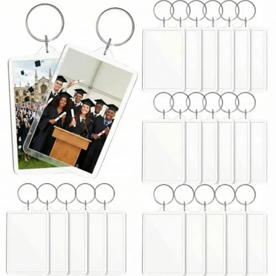 Inbagi Picture Frame Keychain Acrylic Clear Rectangle Photo Keychain Blanks
Inbagi Picture Frame Keychain Acrylic Clear Rectangle Photo Keychain Blanks