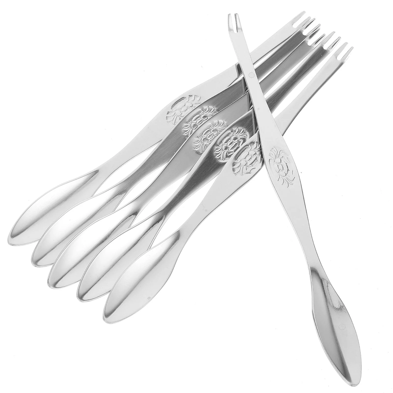 6 Pcs Crab Eatting Tool Seafood Needle Stainless Steel The Lobster Fork Grill Tools
6 Pcs Crab Eatting Tool Seafood Needle Stainless Steel The Lobster Fork Grill Tools
