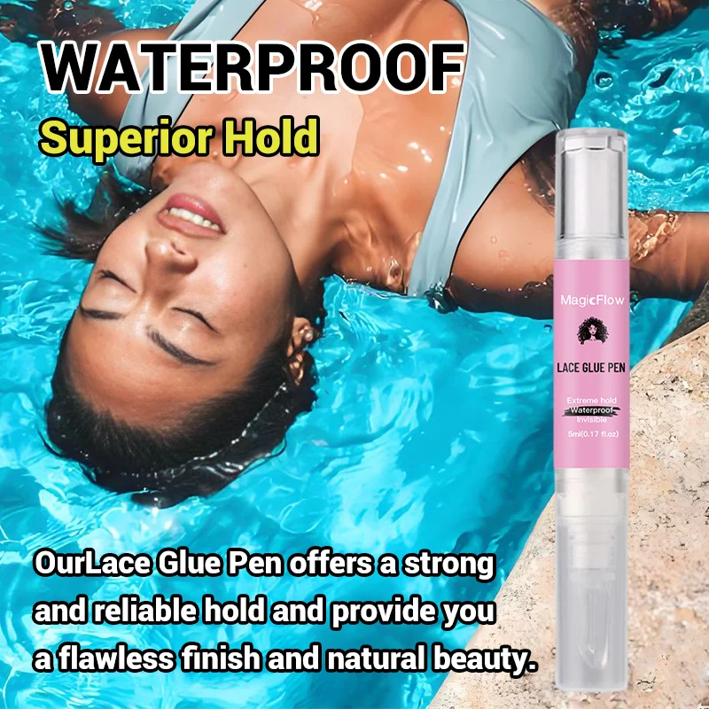 5ml/0.17fl.oz Waterproof Lace Glue Pen for Wigs - Extreme Hold, Invisible, Quick Dry, No Odor, Easy Removal Adhesive
5ml/0.17fl.oz Waterproof Lace Glue Pen for Wigs - Extreme Hold, Invisible, Quick Dry, No Odor, Easy Removal Adhesive