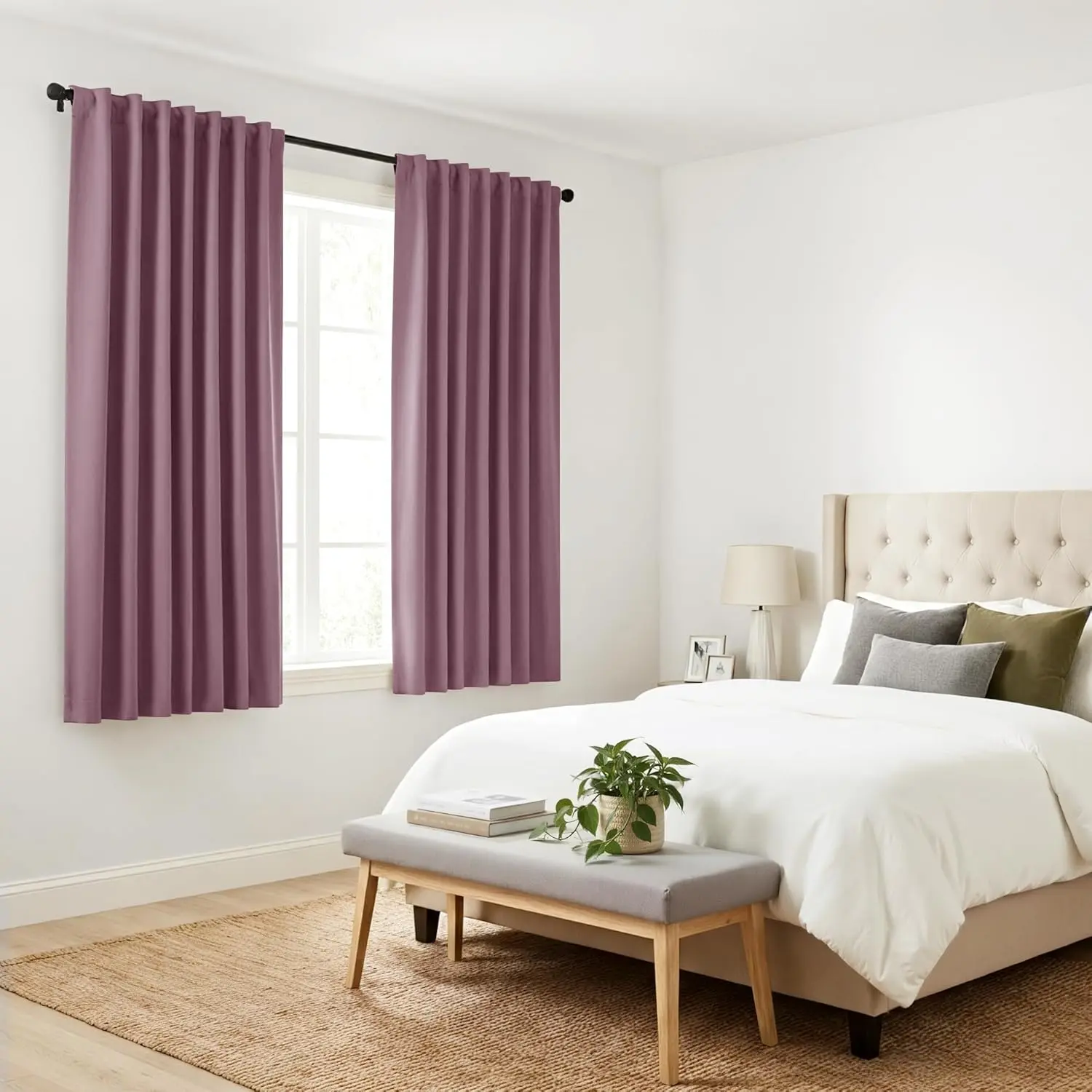 - Window Curtains - 42 inch W by 45 L Dusty Rose Thermal Insulated Curtain Drapes Light Filter Energy Efficient Modern D
- Window Curtains - 42 inch W by 45 L Dusty Rose Thermal Insulated Curtain Drapes Light Filter Energy Efficient Modern D