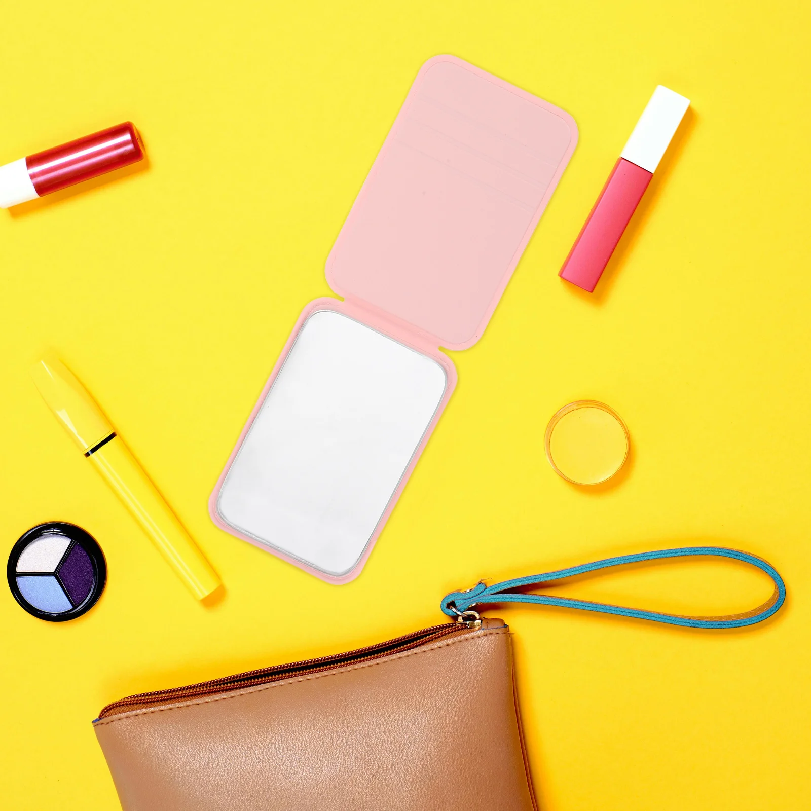 Mini Pocket Mirror Cute Compact Folding Mirror for Women High Definition Surface Easy to Carry for on The Go Touch Ups
Mini Pocket Mirror Cute Compact Folding Mirror for Women High Definition Surface Easy to Carry for on The Go Touch Ups