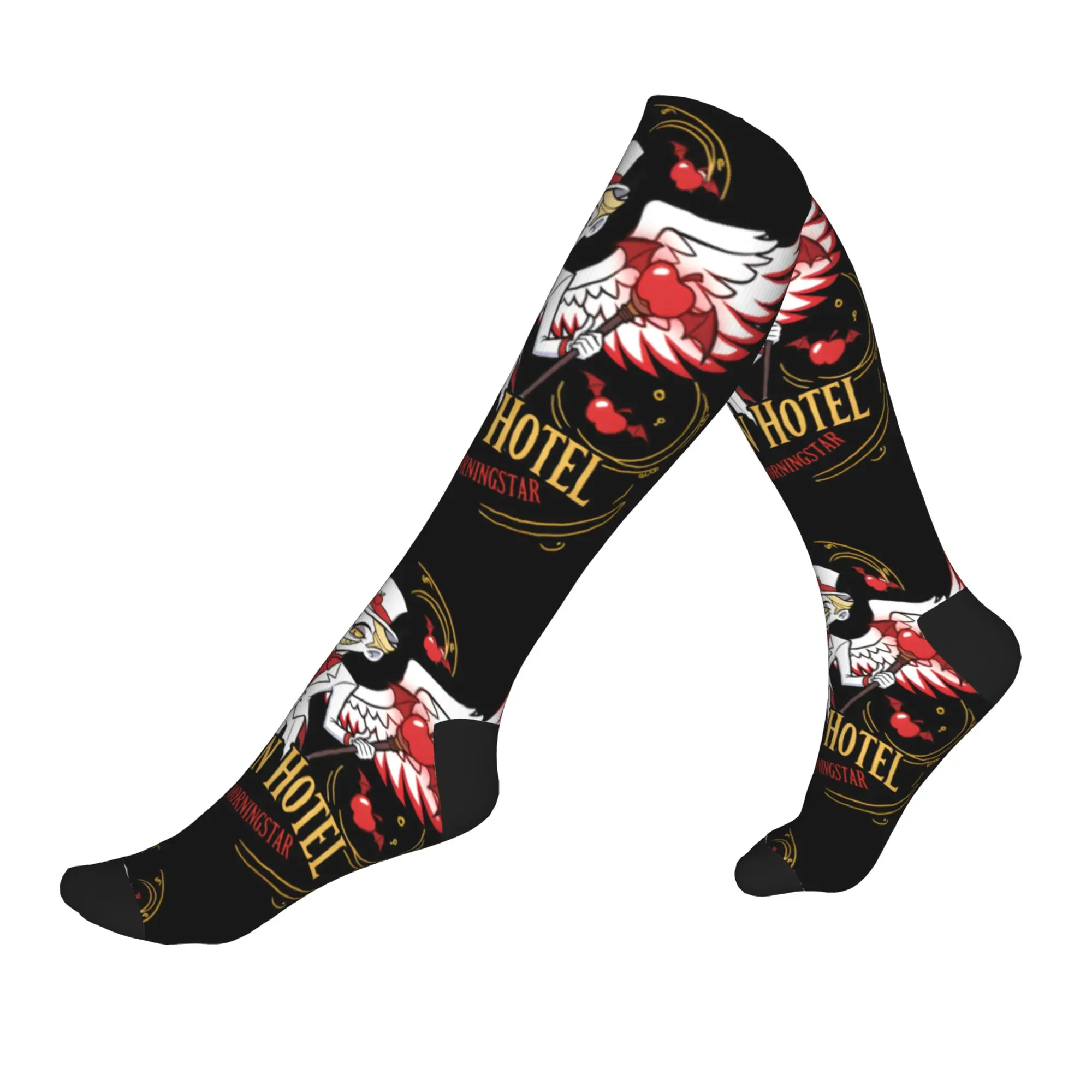 Funny Print Hazbins Anime Animation Hotel Lucifer Socks for Men Women Stretch Summer Autumn Winter Sports Compression Socks
Funny Print Hazbins Anime Animation Hotel Lucifer Socks for Men Women Stretch Summer Autumn Winter Sports Compression Socks