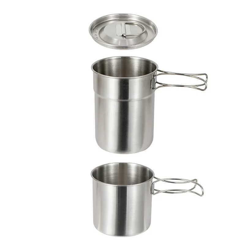 Outdoor Camping Portable Folding Cookware Set, Cooking Mug, Coffee Mug, Travel Camping Supplies, 2 Piece Set
Outdoor Camping Portable Folding Cookware Set, Cooking Mug, Coffee Mug, Travel Camping Supplies, 2 Piece Set