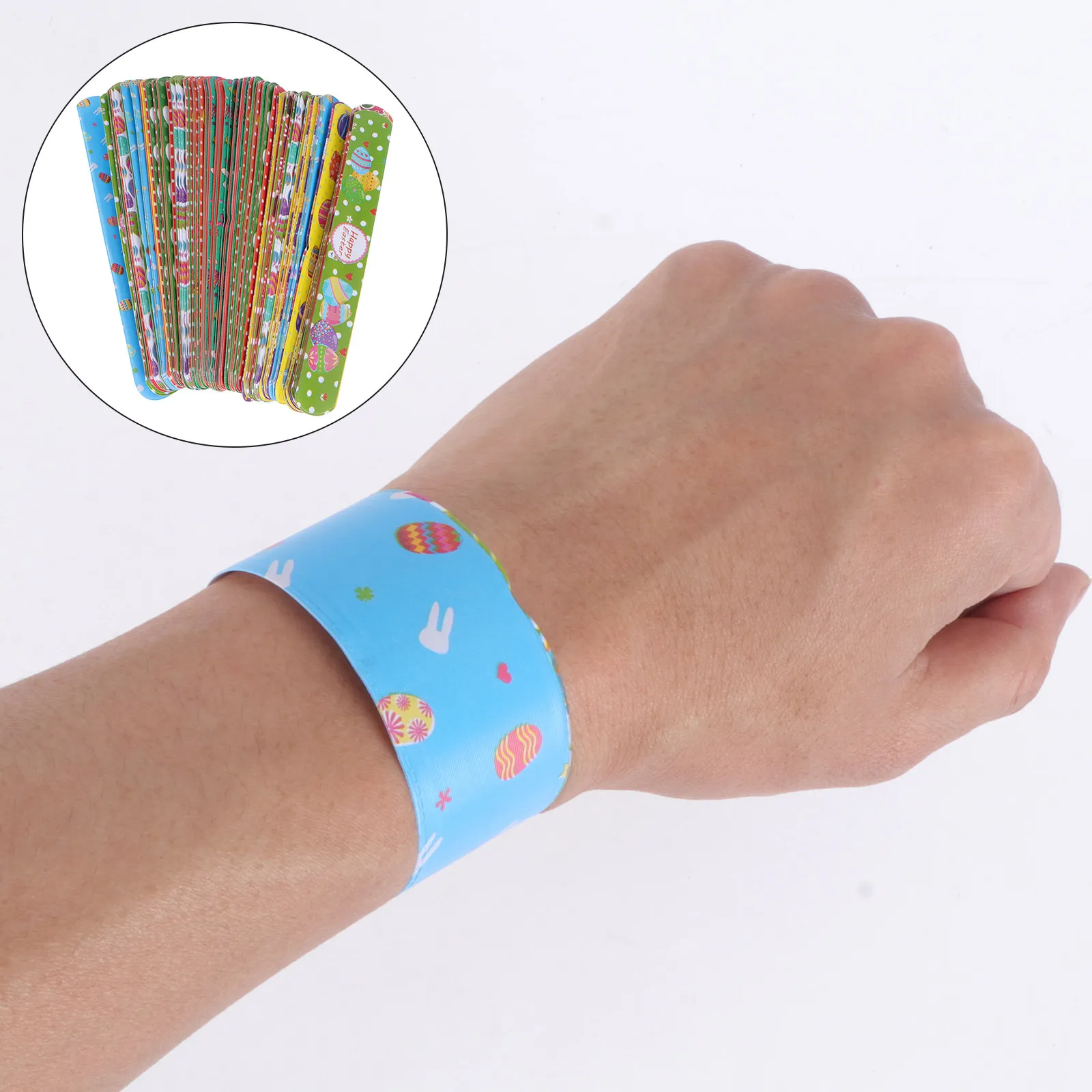 100pcs Bracelets Premium Festival Clap Ring Material Kids Adults Festival Clap Rings Party Event Slap Bracelets Prop Toy
100pcs Bracelets Premium Festival Clap Ring Material Kids Adults Festival Clap Rings Party Event Slap Bracelets Prop Toy