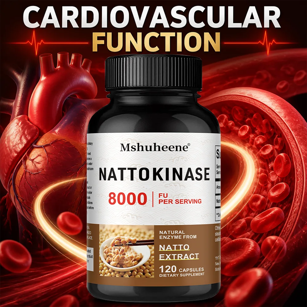 Nattokinase Capsules, Daily Nutritional Support for Heart, Cardiovascular Blood Vessel & Blood Circulation Wellness Non-GMO
Nattokinase Capsules, Daily Nutritional Support for Heart, Cardiovascular Blood Vessel & Blood Circulation Wellness Non-GMO