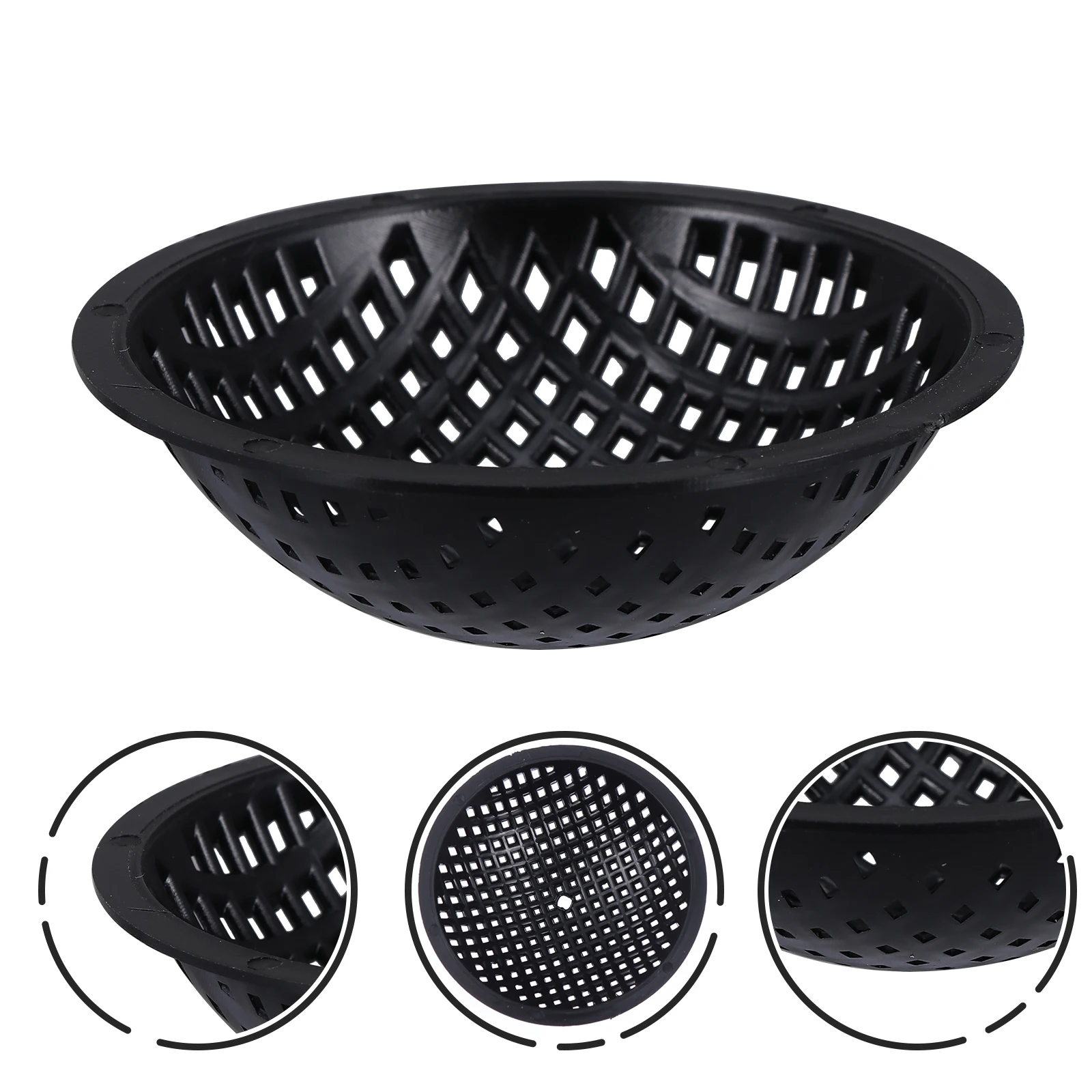 20 Pcs Flowerpot Bottom Grid Mat Breathable Drainage Mesh Pads Bowl Shape Black Round Plant Growth Garden Supplies
20 Pcs Flowerpot Bottom Grid Mat Breathable Drainage Mesh Pads Bowl Shape Black Round Plant Growth Garden Supplies