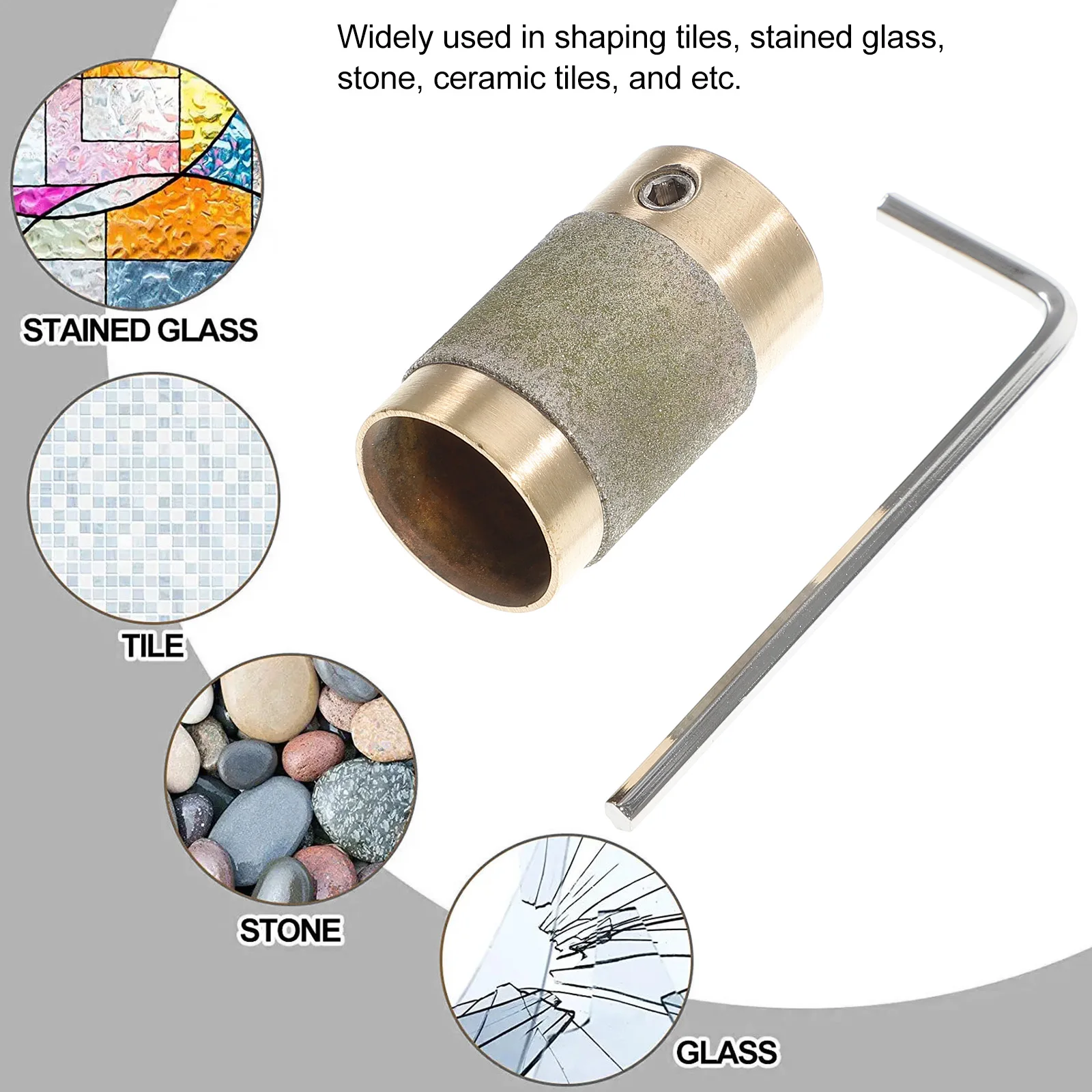3 4 Inch Colored Glass Diamond Grinder Bits Copper Core Stained Glass Tools Supplies Tile Stone Grinding Wheel
3 4 Inch Colored Glass Diamond Grinder Bits Copper Core Stained Glass Tools Supplies Tile Stone Grinding Wheel