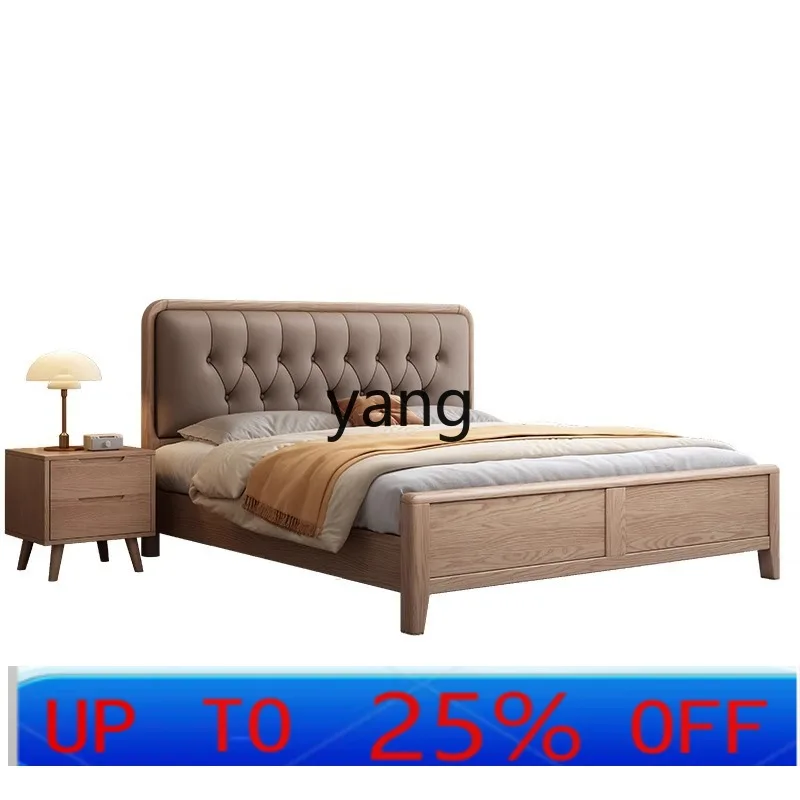 LH Solid Wood Bed Master Bedroom Modern Simple Bed Homestay Hotel Bed
LH Solid Wood Bed Master Bedroom Modern Simple Bed Homestay Hotel Bed