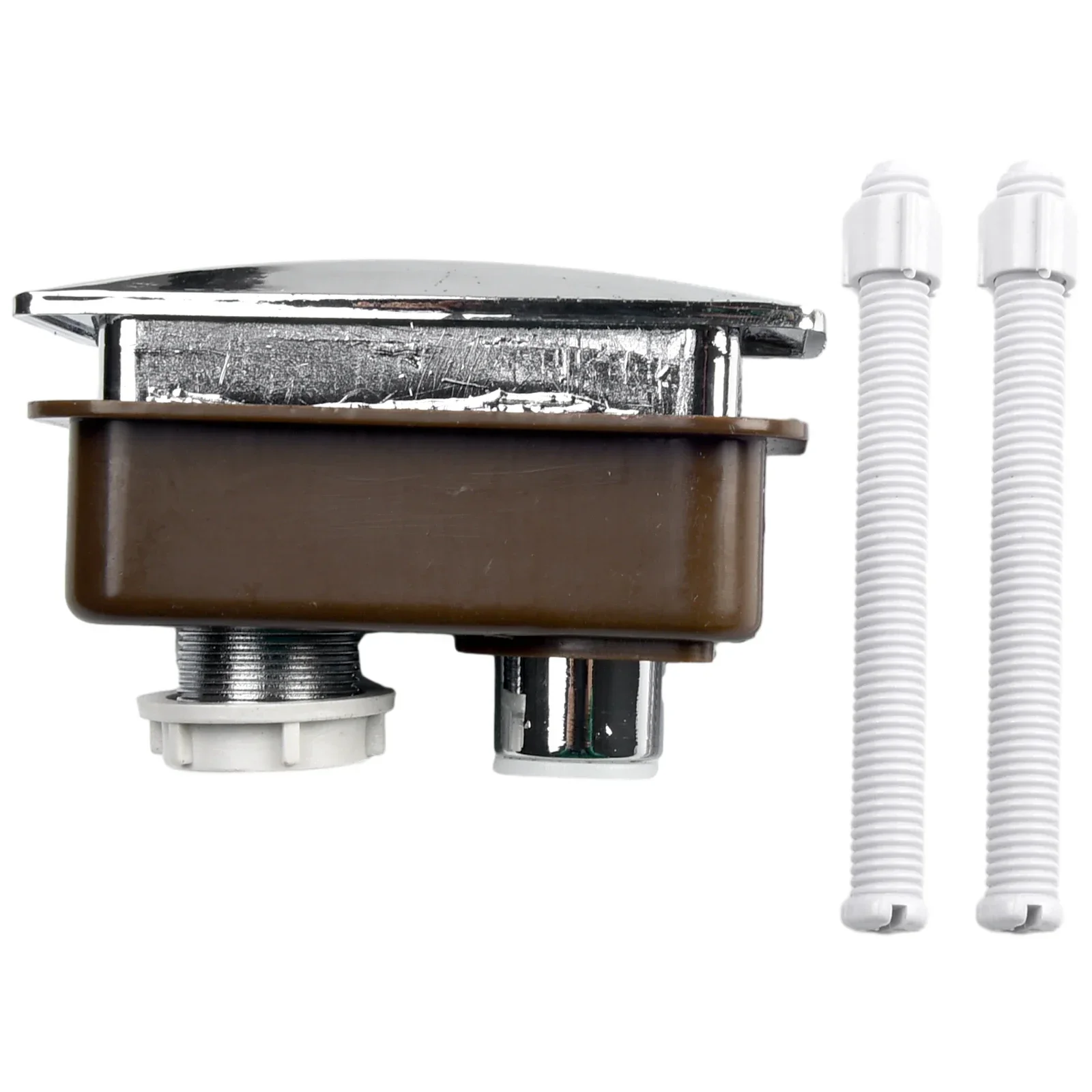 Toilet Water Tank Button Rectangle Repair Replacement Spare Parts White 80 X 45mm ABS + Plating Control Button
Toilet Water Tank Button Rectangle Repair Replacement Spare Parts White 80 X 45mm ABS + Plating Control Button