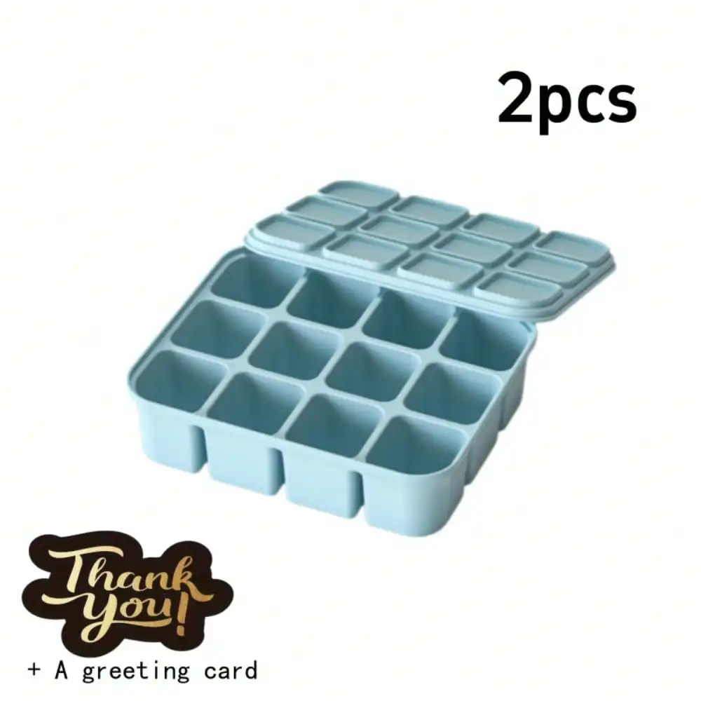 2pcs 12-Compartment Silicone Tray With Lid Flexible Mold Easy Demolding For Cocktails Whiskey Meat Broth Meal Prep Dishwasher Ov
2pcs 12-Compartment Silicone Tray With Lid Flexible Mold Easy Demolding For Cocktails Whiskey Meat Broth Meal Prep Dishwasher Ov