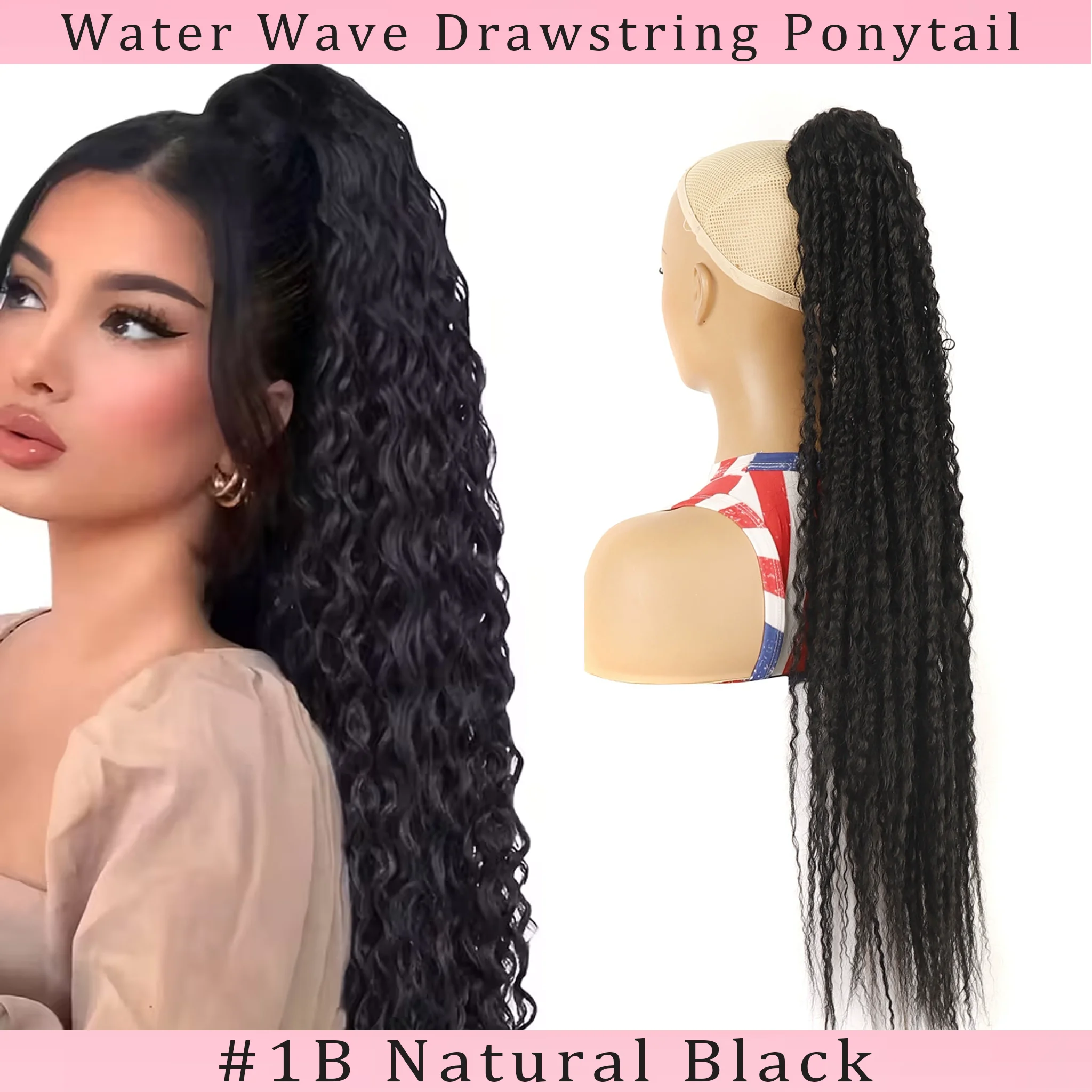 Elegant Wave Drawstring Synthetic Ponytail Extension for Women Featuring with a Drawstring for Voluminous Ponytails Easy To Wear
Elegant Wave Drawstring Synthetic Ponytail Extension for Women Featuring with a Drawstring for Voluminous Ponytails Easy To Wear