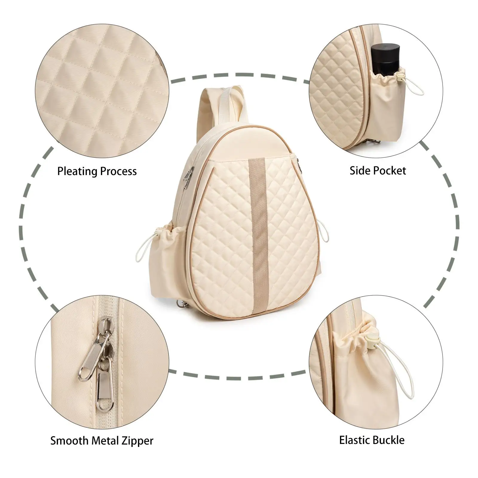 Tennis Bag Pickleball Bag Water Resistant Organizer for Women Men Zipper Closure Adjustable Strap Versatile Tennis Racket Bag
Tennis Bag Pickleball Bag Water Resistant Organizer for Women Men Zipper Closure Adjustable Strap Versatile Tennis Racket Bag