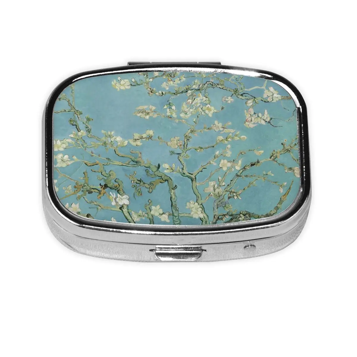 Personalized Almond Blossoms By Vincent Van Gogh Square Pills Boxes Flowers Painting Metal Pill Container Medicine Box Dispenser
Personalized Almond Blossoms By Vincent Van Gogh Square Pills Boxes Flowers Painting Metal Pill Container Medicine Box Dispenser