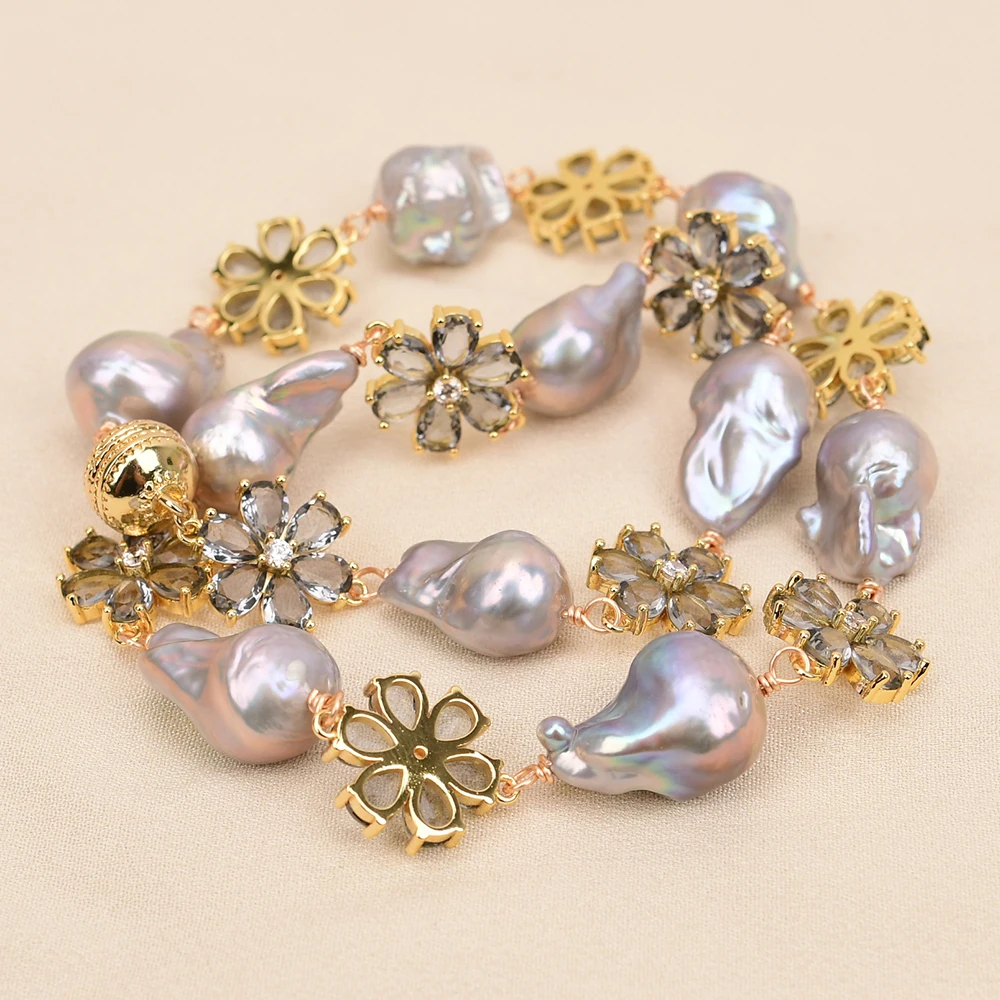 GG культивированный серый кеши барокко жемчуг дымчатый цвет кристалл цветок соединитель бусины ожерелье
GG культивированный серый кеши барокко жемчуг дымчатый цвет кристалл цветок соединитель бусины ожерелье