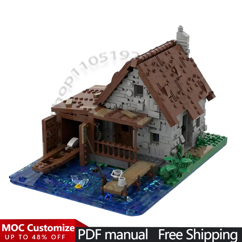 Набор для сборки модульной рыболовной хижины (1402 детали) – популярный технологичный конструктор MOC для детей, подарок на Рождество
Набор для сборки модульной рыболовной хижины (1402 детали) – популярный технологичный конструктор MOC для детей, подарок на Рождество