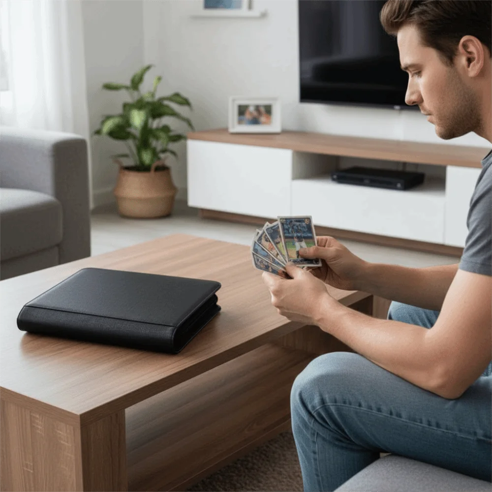 Альбом для коллекционирования карт с 112 двусторонними карманами-топлордерами, большой емкости, 4 кармана на страницу
Альбом для коллекционирования карт с 112 двусторонними карманами-топлордерами, большой емкости, 4 кармана на страницу