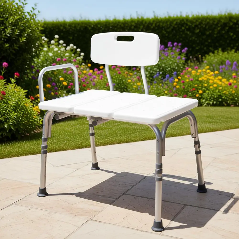 Регулируемая по высоте скамья-стул для душа для пожилых и людей с ограниченными возможностями, трансформируемое сиденье для ванны с правым или левым входом
Регулируемая по высоте скамья-стул для душа для пожилых и людей с ограниченными возможностями, трансформируемое сиденье для ванны с правым или левым входом