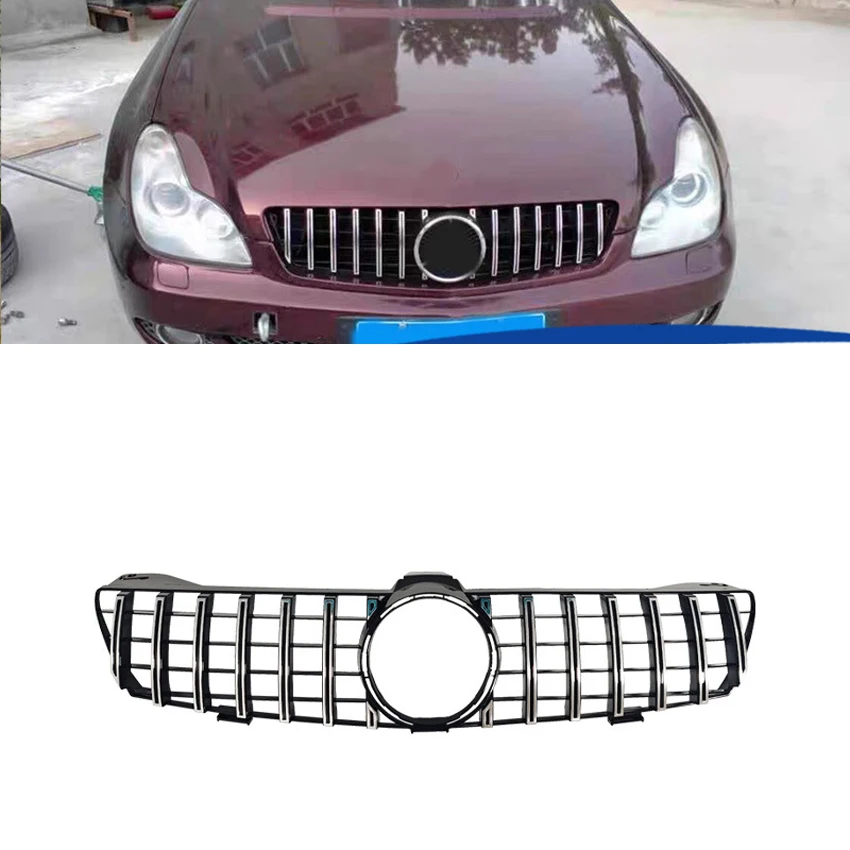 For Mercedes Benz CLS-Class W219 CLS350 CLS500 2009-2011 AMG Chrome Silver Diamonds Style Bumper Grille GTR Style Hood Grilles
For Mercedes Benz CLS-Class W219 CLS350 CLS500 2009-2011 AMG Chrome Silver Diamonds Style Bumper Grille GTR Style Hood Grilles