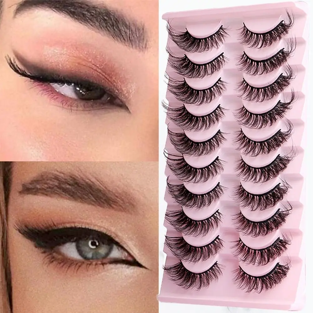 10Pairs Fox Eye Lashes Natural Winged Fluffy Cat EyeLashes Eyelash End Elongate False Eyelahes 3D Mink Hair
10Pairs Fox Eye Lashes Natural Winged Fluffy Cat EyeLashes Eyelash End Elongate False Eyelahes 3D Mink Hair
