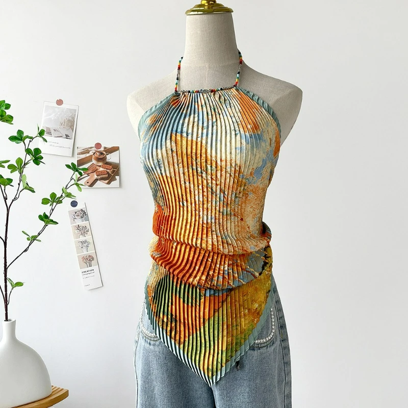 2026 Summer New Fashionable Europe America Seaside Vacation Style Sexy Spicy Girl Hanging Neck Strap Small Vest Short Top Female
2026 Summer New Fashionable Europe America Seaside Vacation Style Sexy Spicy Girl Hanging Neck Strap Small Vest Short Top Female