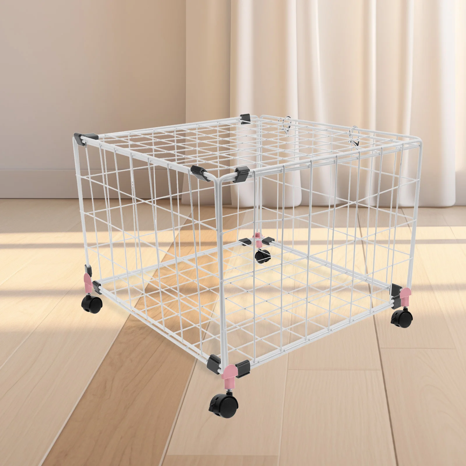 4 pcs Cat Cage Accessories Movable Pet Caster Furniture Rollers Easy Assembly Play Area Dog Crate Cart
4 pcs Cat Cage Accessories Movable Pet Caster Furniture Rollers Easy Assembly Play Area Dog Crate Cart