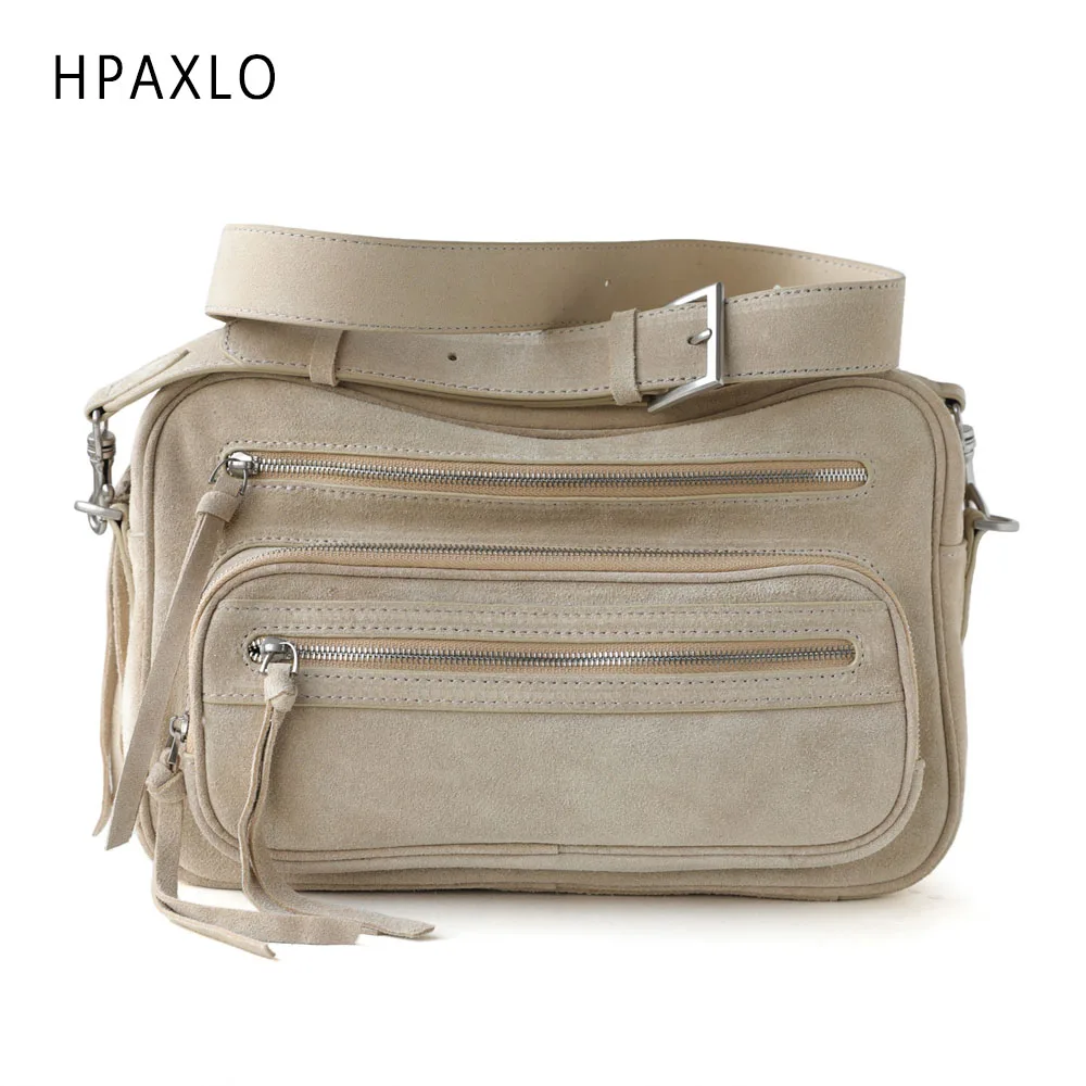 Матовая сумка для фотоаппарата из воловьей кожи с несколькими карманами на молнии, сумка через плечо, большая вместимость, унисекс, модные роскошные дизайнерские сумки
Матовая сумка для фотоаппарата из воловьей кожи с несколькими карманами на молнии, сумка через плечо, большая вместимость, унисекс, модные роскошные дизайнерские сумки