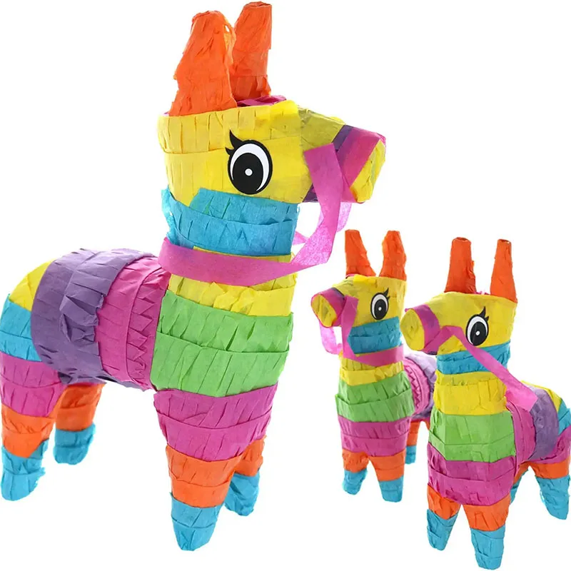 Colored Paper Donkey Pinata New Year Carnival Party Decoration Supplies Children's Birthday Sugar Smashing Game Prop Toy Pinata
Colored Paper Donkey Pinata New Year Carnival Party Decoration Supplies Children's Birthday Sugar Smashing Game Prop Toy Pinata