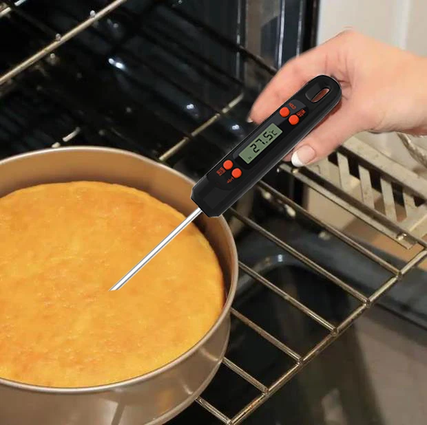 Smart Digital BBQ Thermometer Probe Tool for Oven & Barbecue Cooking Household Kitchen Use for Meat Beef & Milk Measurement
Smart Digital BBQ Thermometer Probe Tool for Oven & Barbecue Cooking Household Kitchen Use for Meat Beef & Milk Measurement