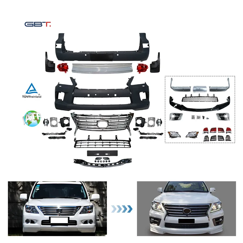 ZAIQU Factory LX570 Exterior Bumper Lips Upgrade Body Kit for 2008-2015 lexus 570 Tuning Parts Lx570 Facelift Accessories
ZAIQU Factory LX570 Exterior Bumper Lips Upgrade Body Kit for 2008-2015 lexus 570 Tuning Parts Lx570 Facelift Accessories