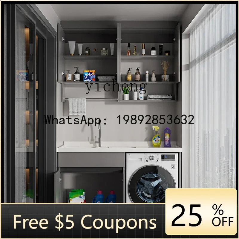 ys9Light Luxury Aluminum Alloy Balcony laundry cabinet Cabinet Laundry Table Basin with Integrated Laundry Cabinet Companion Set
ys9Light Luxury Aluminum Alloy Balcony laundry cabinet Cabinet Laundry Table Basin with Integrated Laundry Cabinet Companion Set