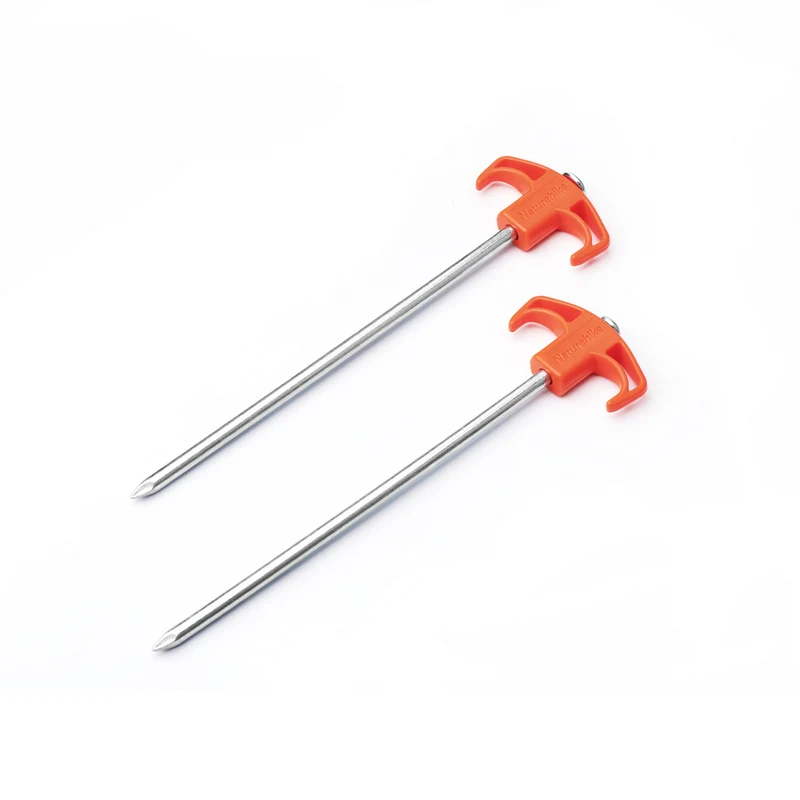 Naturehike HILL 6.5cm Camping Tent Pegs High Strength Quick Pulling Tent Stake Wind Rope Fixing Ground Nail 2-Pcs/Set
Naturehike HILL 6.5cm Camping Tent Pegs High Strength Quick Pulling Tent Stake Wind Rope Fixing Ground Nail 2-Pcs/Set