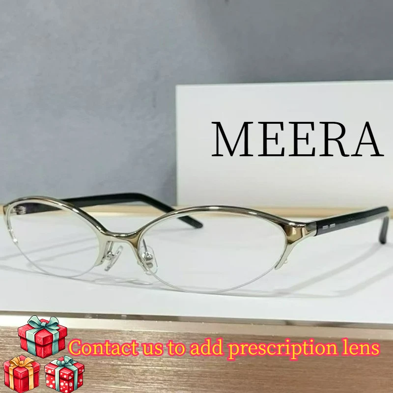 2026 New Semi-Rimless Optical Glasses Women Fashion Cat Eye Myopia Hyperopia Eyeglasses Blue Light Blocking Prescription Frames
2026 New Semi-Rimless Optical Glasses Women Fashion Cat Eye Myopia Hyperopia Eyeglasses Blue Light Blocking Prescription Frames