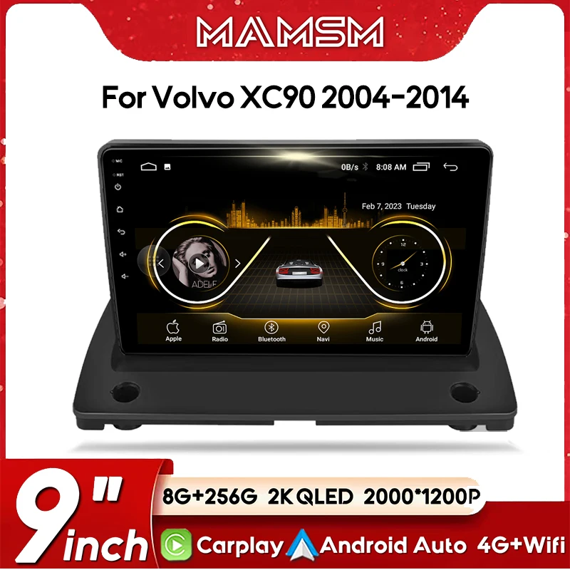 Android 13 Car Radio Multimedia Player For Volvo XC90 2004 - 2014 AI Voice Control Navigation GPS Wireless Carplay No 2din 4G
Android 13 Car Radio Multimedia Player For Volvo XC90 2004 - 2014 AI Voice Control Navigation GPS Wireless Carplay No 2din 4G