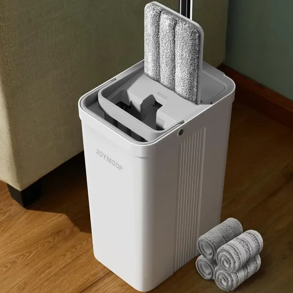 Mop and Bucket Set with Wringer, Flat Mops for Floor Cleaning, Wall Mop Cleaner with Long Handle
Mop and Bucket Set with Wringer, Flat Mops for Floor Cleaning, Wall Mop Cleaner with Long Handle