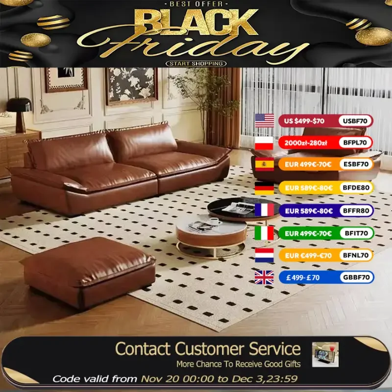 Wood Brown European Sofas Waterproof Armrest Luxury Floor Lounges Couch Puffs Nordic Designer Divano 2 Posti Unique Furniture
Wood Brown European Sofas Waterproof Armrest Luxury Floor Lounges Couch Puffs Nordic Designer Divano 2 Posti Unique Furniture