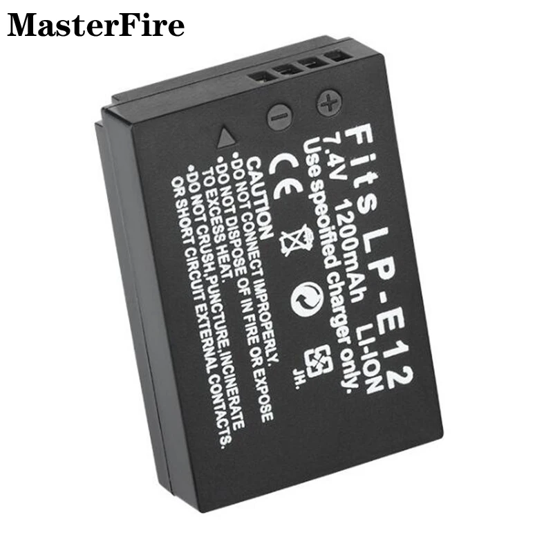LP-E12 LP E12 1200mah 7.4V Camera Battery for Canon PowerShot SX70 EOS Rebel SL1 kiss X7 100D M200 M100 M50 M10 M2 M Batteries
LP-E12 LP E12 1200mah 7.4V Camera Battery for Canon PowerShot SX70 EOS Rebel SL1 kiss X7 100D M200 M100 M50 M10 M2 M Batteries