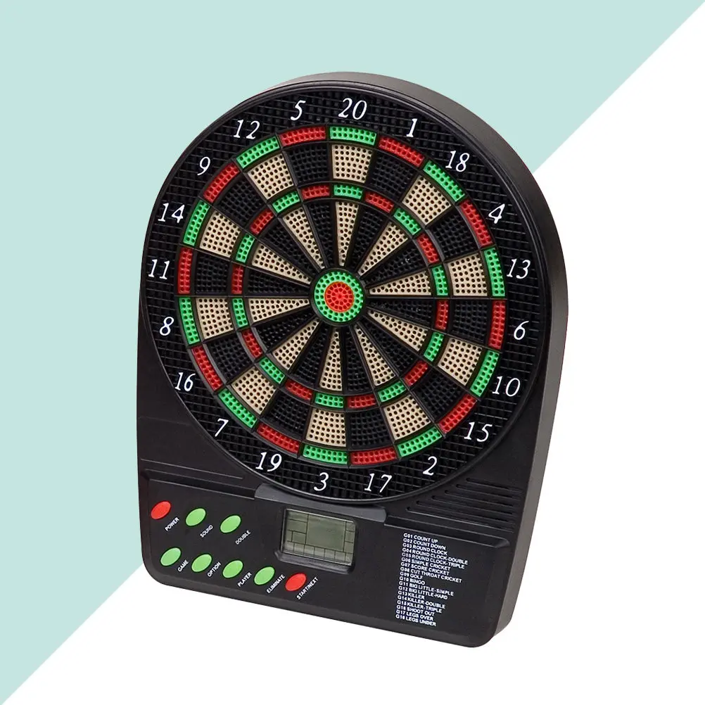 Electronic Dartboard 8 Inch Regulation Size Automatic Scoring LCD Display 3 Aa Batteries Powered 18 Games 159 Options Ultra Thin
Electronic Dartboard 8 Inch Regulation Size Automatic Scoring LCD Display 3 Aa Batteries Powered 18 Games 159 Options Ultra Thin