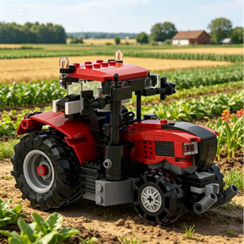 Agricultural tractor and vehicle model, small particle assembly building block, educational toy gift (288pcs)
Agricultural tractor and vehicle model, small particle assembly building block, educational toy gift (288pcs)