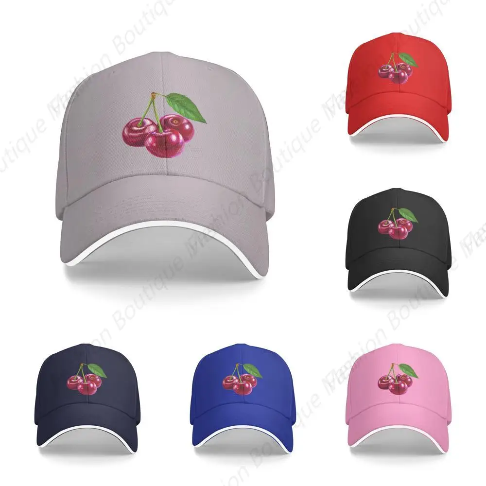 High Quality Fresh Big Cherry Printing Sandwich Caps Peaked Caps Trucker Hat Men Women Outdoor Sport Travel Sun Visor
High Quality Fresh Big Cherry Printing Sandwich Caps Peaked Caps Trucker Hat Men Women Outdoor Sport Travel Sun Visor