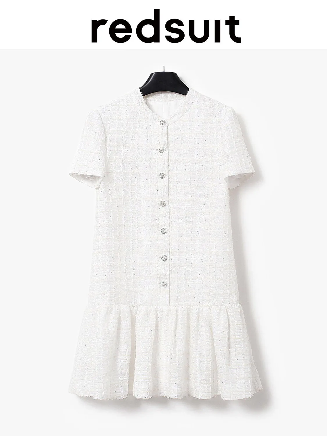 New High end fashion round neck lightweight tweed mid length dress custom size
New High end fashion round neck lightweight tweed mid length dress custom size