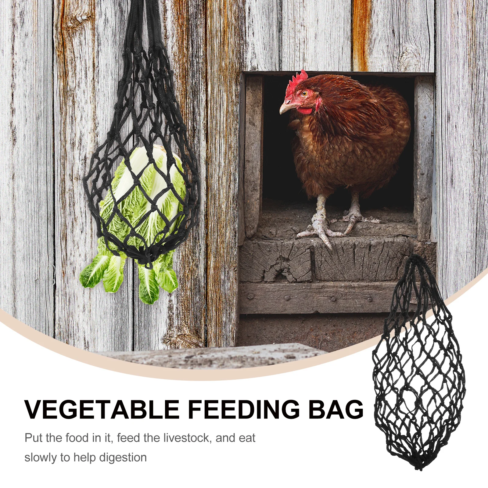 1Pcs Reliable Livestock Feeding Mesh Bag Comfortable Use Poultry Food Container Chicken Feeding Net Bag Livestock Food Feeder
1Pcs Reliable Livestock Feeding Mesh Bag Comfortable Use Poultry Food Container Chicken Feeding Net Bag Livestock Food Feeder