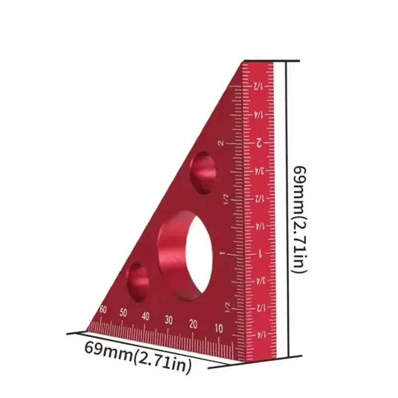 ABKU-Right Angle Ruler Woodworking Ruler Triangle Ruler Scales Machinist Carpenter's Square Height Measuring Tools Gauge
ABKU-Right Angle Ruler Woodworking Ruler Triangle Ruler Scales Machinist Carpenter's Square Height Measuring Tools Gauge