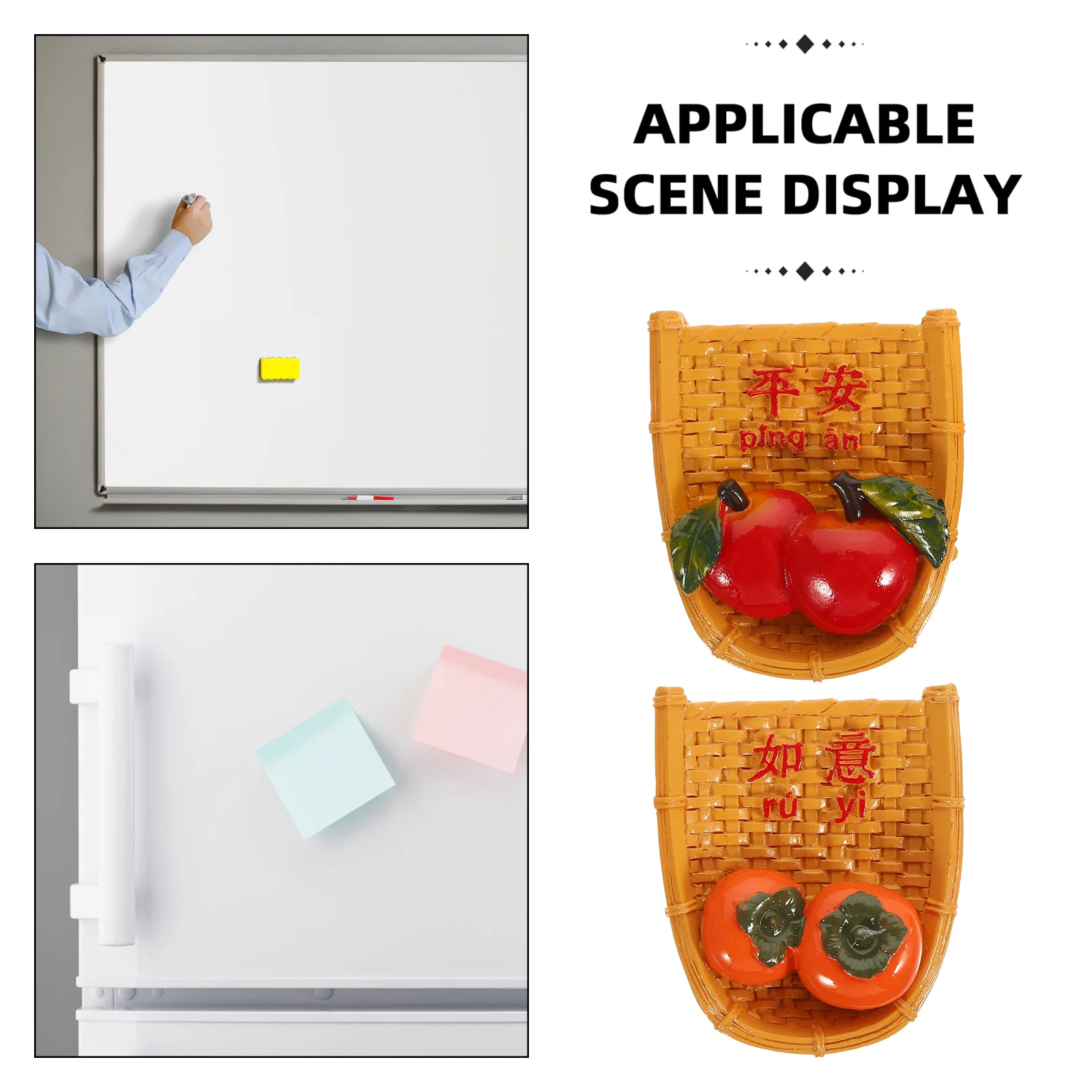 2pcs Festive Refrigerator Stickers Adhesive Decorative Magnets Kitchen Home Party Gift Chinese Style Locker
2pcs Festive Refrigerator Stickers Adhesive Decorative Magnets Kitchen Home Party Gift Chinese Style Locker