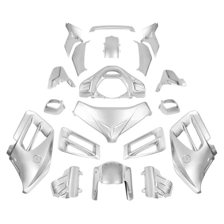 Серебристый комплект обвеса (полный) для Honda Goldwing GL1800 2012-2017, высокопроизводительный, из ABS-пластика, окрашенный
Серебристый комплект обвеса (полный) для Honda Goldwing GL1800 2012-2017, высокопроизводительный, из ABS-пластика, окрашенный