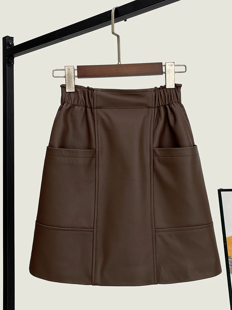 Spring New High Quality Genuine Real Leather Skirt Women's Fashionable All-Match High-Waisted Loose Sheepskin
Spring New High Quality Genuine Real Leather Skirt Women's Fashionable All-Match High-Waisted Loose Sheepskin