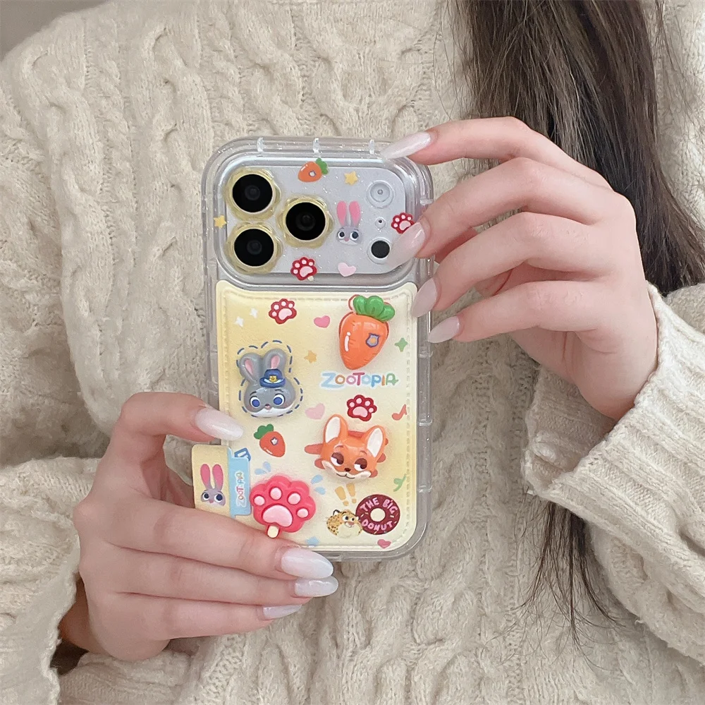 INS Cute 3D Cartoon Zootopia Kawaii Phone Case for iPhone 17 Pro 15 14 16 Pro Max Cover Fashion Fundas Leather Protective Cover
INS Cute 3D Cartoon Zootopia Kawaii Phone Case for iPhone 17 Pro 15 14 16 Pro Max Cover Fashion Fundas Leather Protective Cover