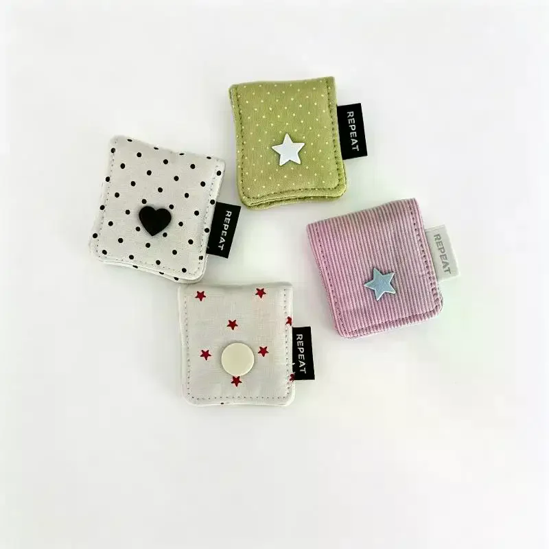 Earphone Decoration Accessories Handmade Fabric Cute Wave Dot Earphone Storage Bag Data Cable Organizer
Earphone Decoration Accessories Handmade Fabric Cute Wave Dot Earphone Storage Bag Data Cable Organizer